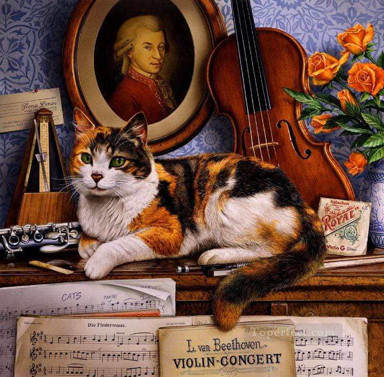 Gershwin GT kitten Oil Paintings